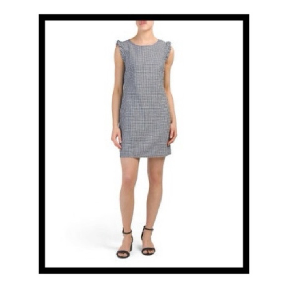 Cynthia Rowley Sleeveless Seersucker Gingham Dress